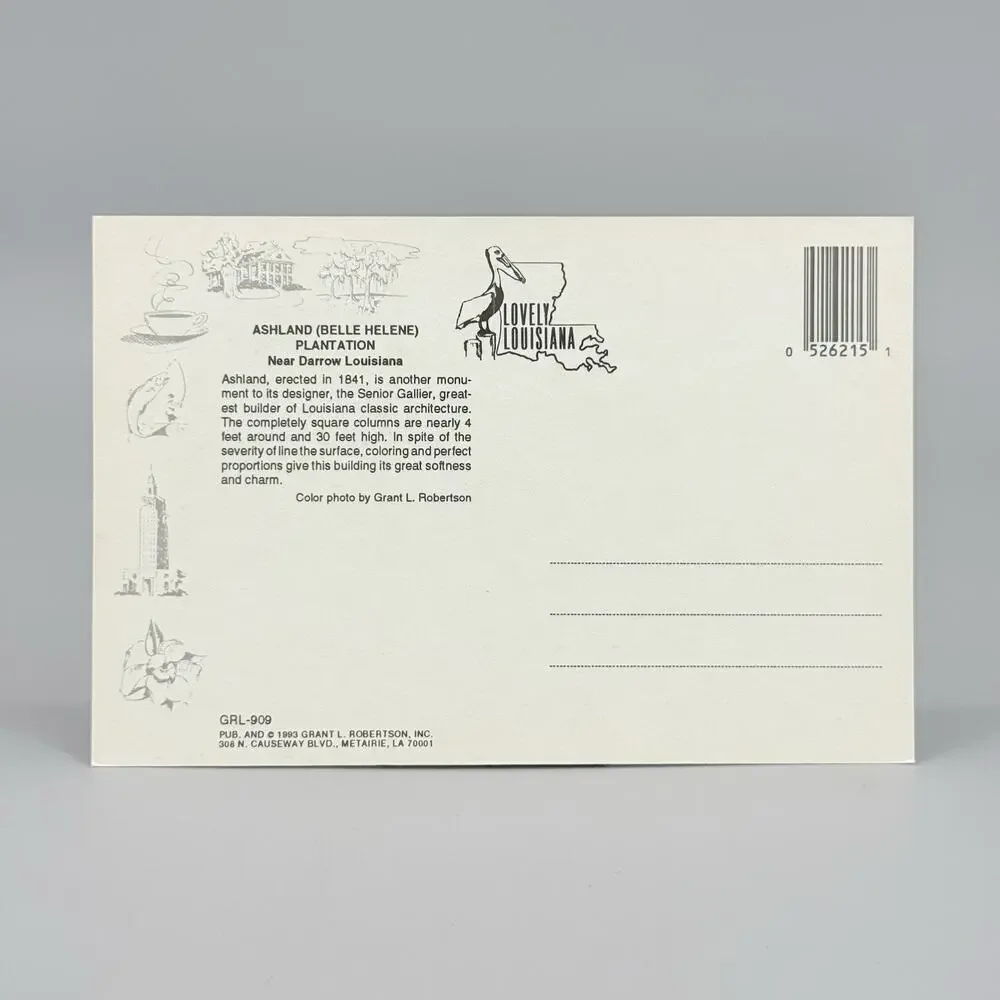 6 Unused Blank Louisiana Vintage Postcards Lot 5 Camellia Magnolia Shrimp Boats